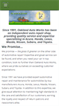 Mobile Screenshot of oaklandautoworks.com